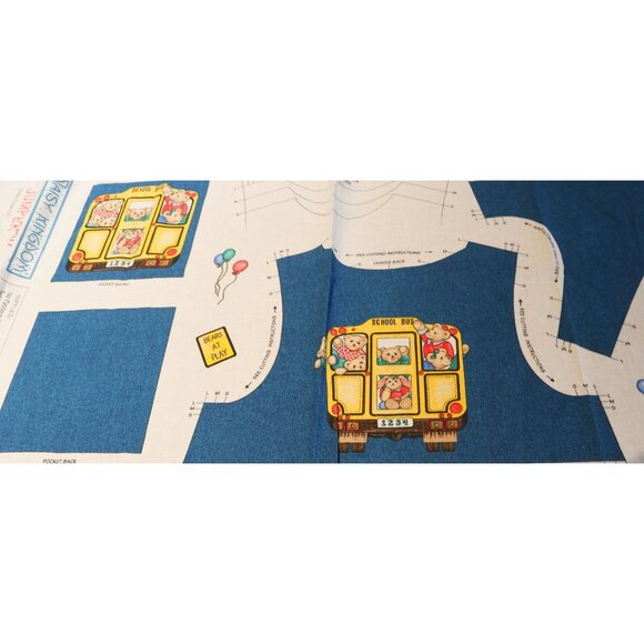 Daisy Kingdom Rockin Rudi Jumper Sewing Panel Sizes 2-6 - Cut & Sew Cotton 1998 - Picture 7 of 8